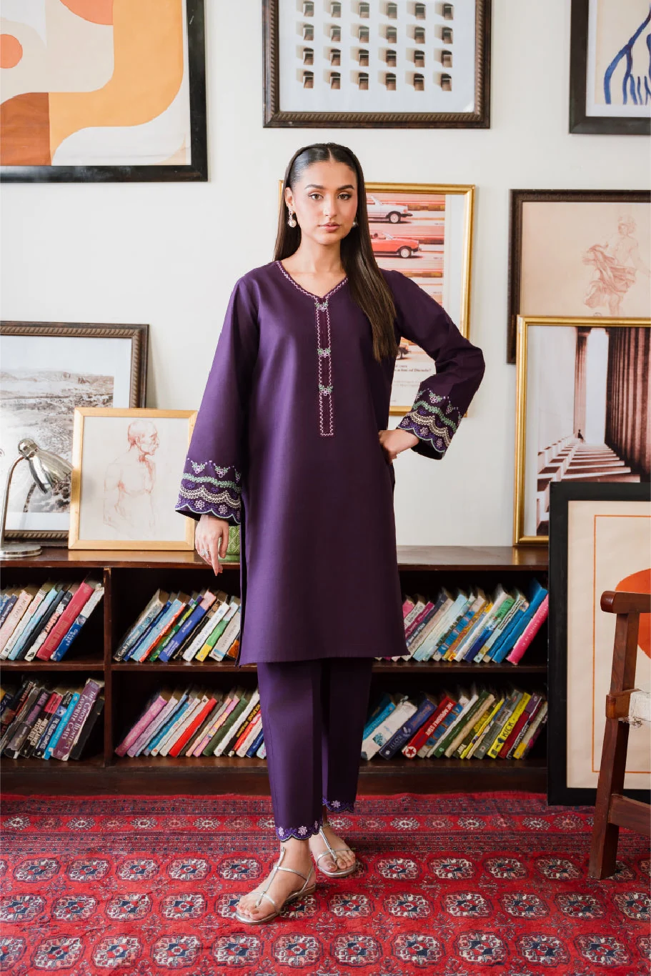 Fiora 2pc Stitched Embroidered - Azura 8023 - Image 7