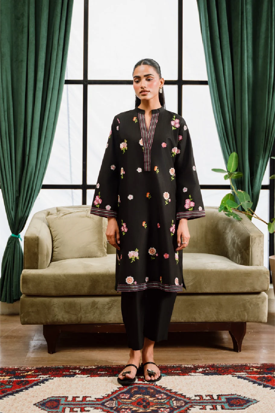 Fiora 2pc Stitched Embroidered – Selene 8022