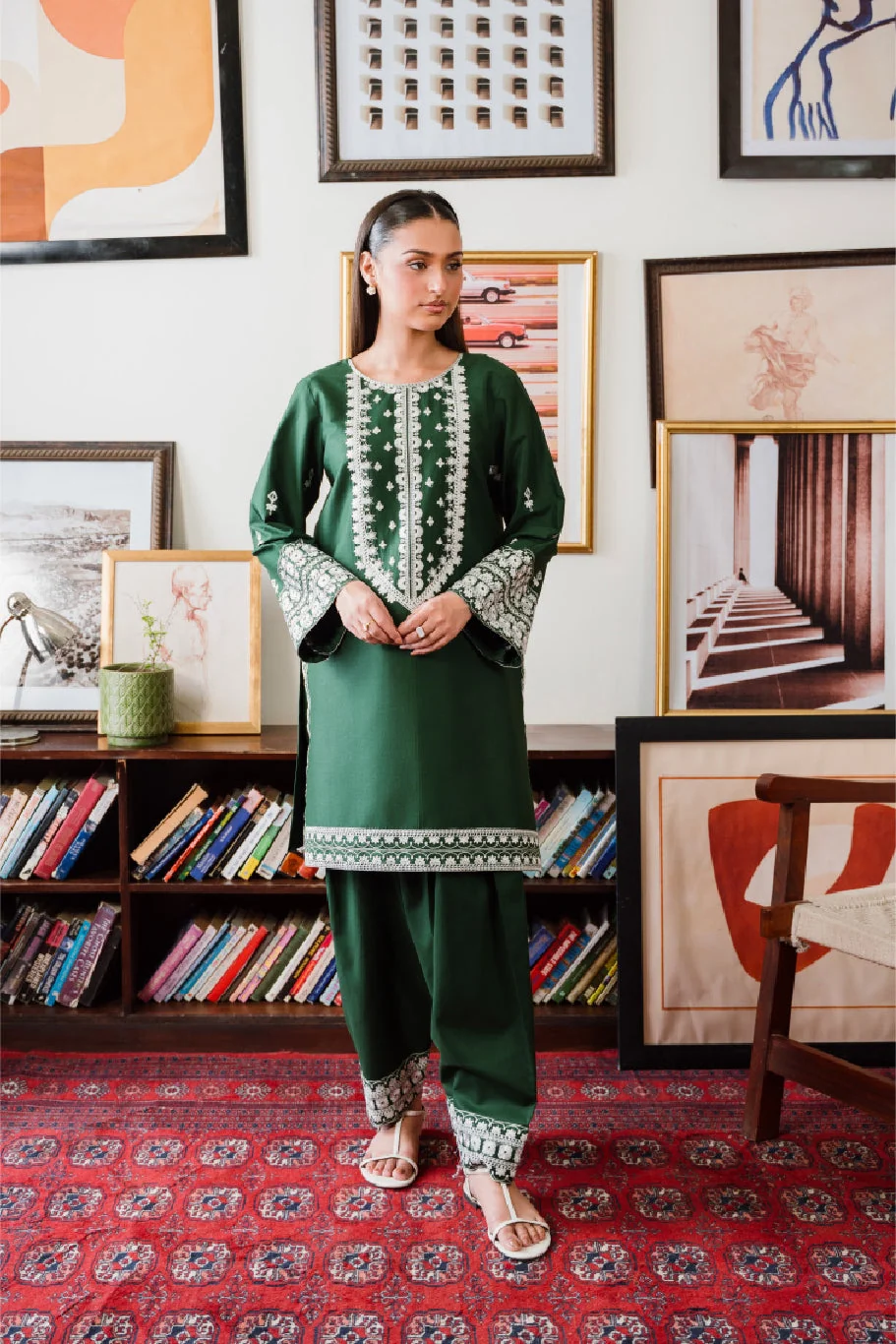 Fiora 2pc Stitched Embroidered – Riyana 8013