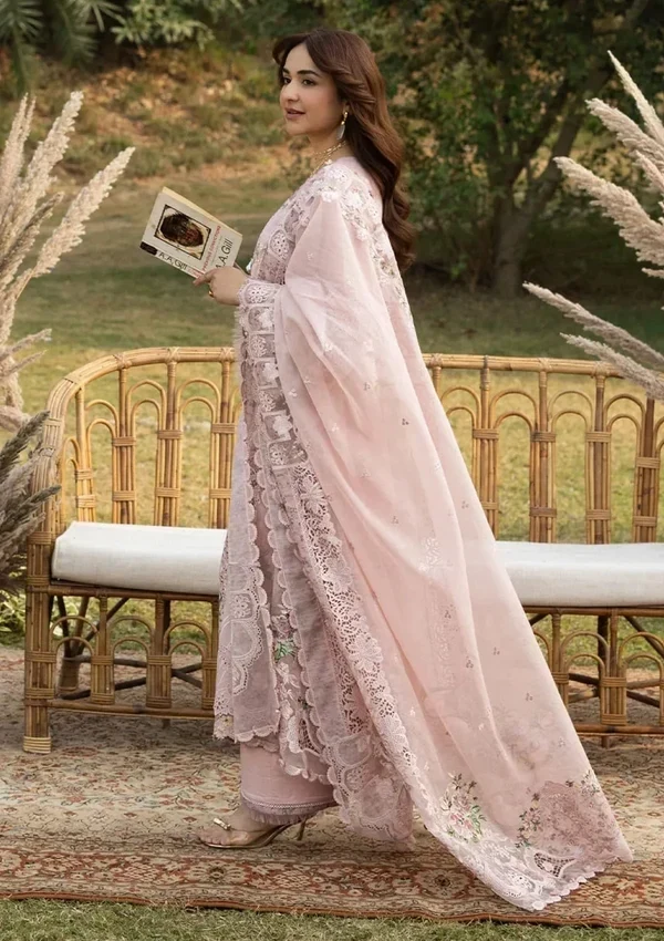 Elaf Premium | Dhanak-3PC - 6409 - Image 3