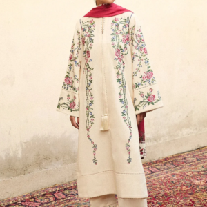 Lawn-3PC Embroidered Shirt With Digital Printed Jauqard Dupatta-5097